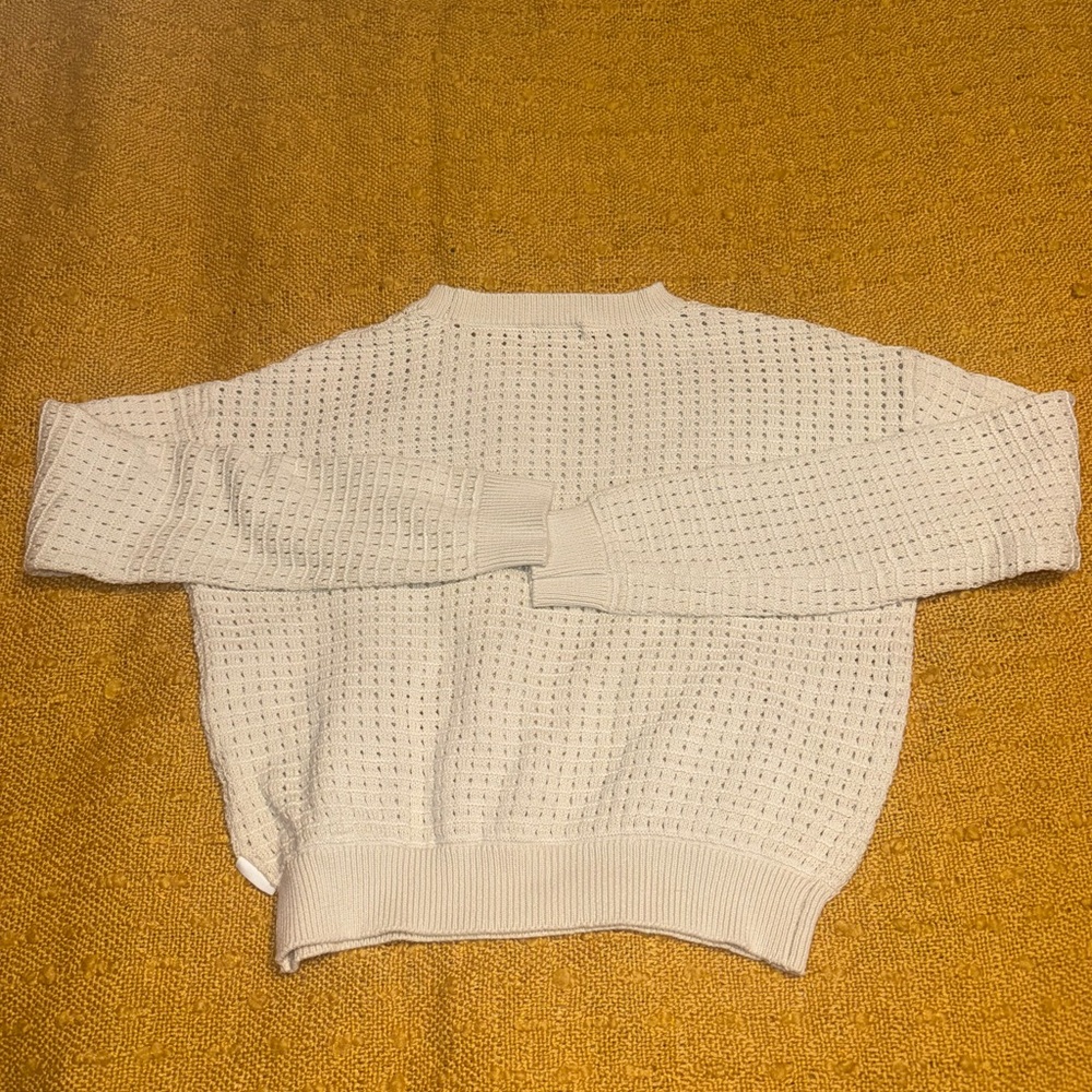 Calvin Klein Cream Knit Sweater - Picture 5 of 5